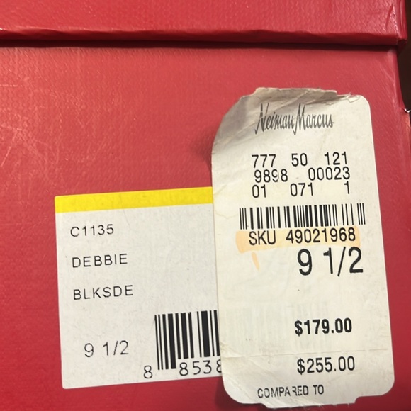 Sexy Charles Jourdan size 9.5 M Suede Peep Toe Heels - Picture 9 of 12